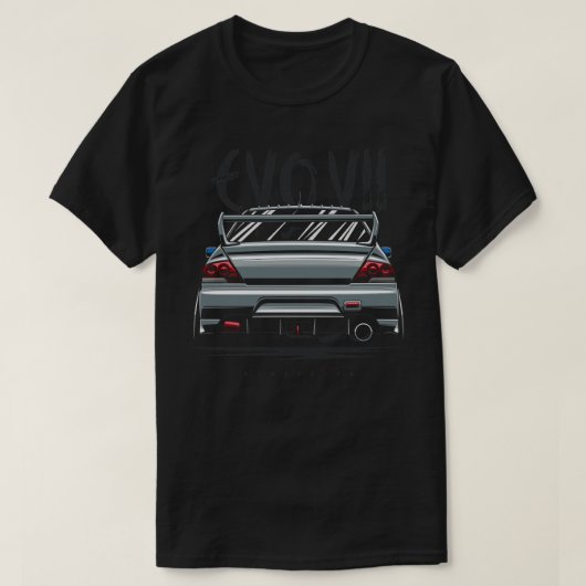 ランサーエボVII Tシャツ (デザイン正面)