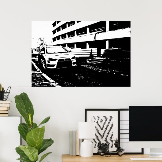 ランサーEVO X ポスター (ホームオフィス)