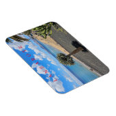 ランザルートビーチと雲ビューマグネット マグネット (右側)