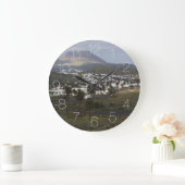 ランザロテの風景 ラージ壁時計 (ホーム)