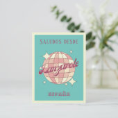 ランザローテスペインエスパーニャレトロヴィンテージポストカード ポストカード (スタンド正面)