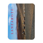 ランザロートラクエルズビュー冷蔵庫用マグネット マグネット (縦)