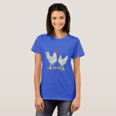 ランシャン・ホワイト・チキン ペア Tシャツ (正面フル)