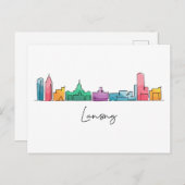 ランシング・ミシガン ポストカード (正面/裏面)