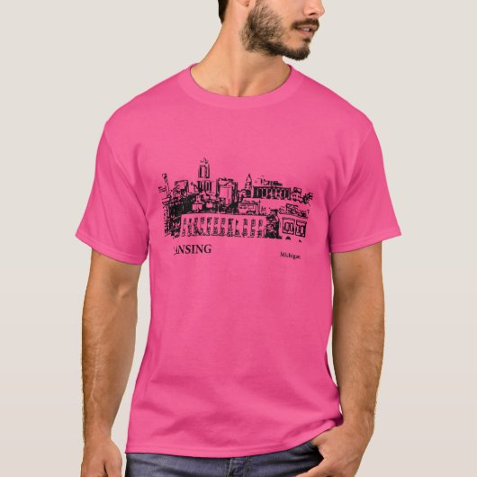 ランシング ミシガン 1 Tシャツ (正面)