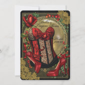 ランジェリーとバチェロレッテシャワー招待状 招待状 (正面)