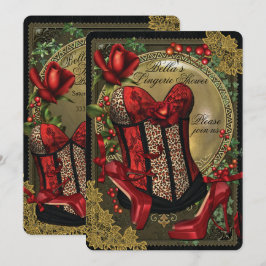 ランジェリーとバチェロレッテパーティーのシャワー招待状 招待状