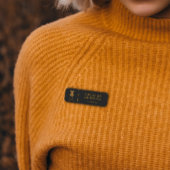 ランジェリーのロゴ、名前とタイトルClassiy Black Name T 名札