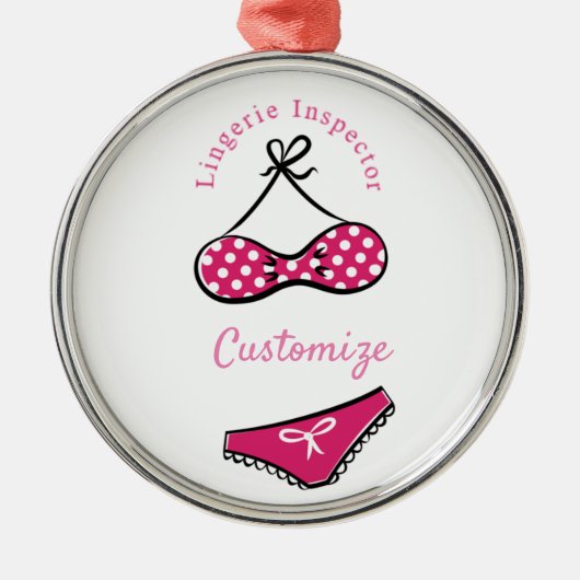 ランジェリーインスペクターThunder_Cove メタルオーナメント (正面)