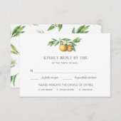 ランジェリーウェディングRSVPカード 出欠カード (正面/裏面)