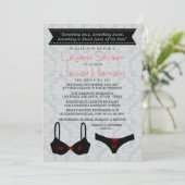 ランジェリーエレガントシャワー招待状 招待状 (スタンド正面)