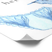 ランジェリーシャワーのパンティをここに落としてサイン ポスター (角)