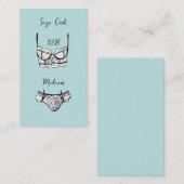 ランジェリーシャワーサイズカードブラックレースランジェリーカード エンクロージャーカード (正面/裏面)