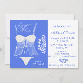 ランジェリーシャワーバチェロレッテ招待状 招待状