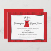 ランジェリーシャワー招待状 インビテーションポストカード (正面/裏面)