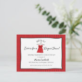 ランジェリーシャワー招待状 インビテーションポストカード (スタンド正面)