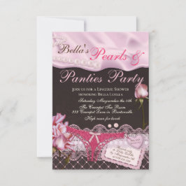 ランジェリーシャワー招待状 招待状