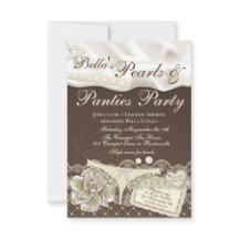 ランジェリーシャワー招待状