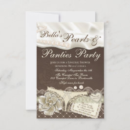 ランジェリーシャワー招待状 招待状