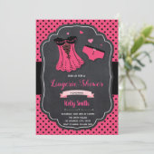 ランジェリーシャワー招待状 招待状 (スタンド正面)