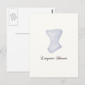 ランジェリーシャワー葉書 ポストカード (正面/裏面)