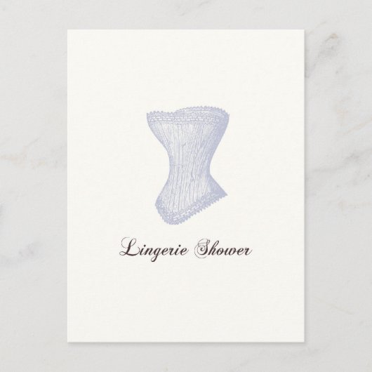 ランジェリーシャワー葉書 ポストカード (正面)