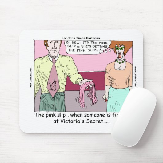 ランジェリーショップピスリップまたは滑ることックおもしろい・ギフトTeeカードなど マウスパッド (マウス)
