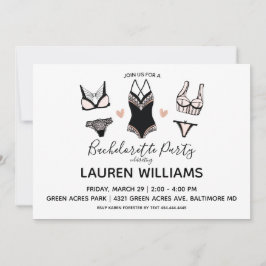 ランジェリーバチェロレッテ招待状 招待状