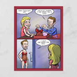 ランジェリーバレンタイン シーズンポストカード