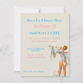 ランジェリーパーティの招待状 招待状 (裏面)