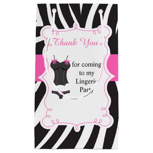 ランジェリーパーティーありがとう スモールペーパーバッグ (正面)