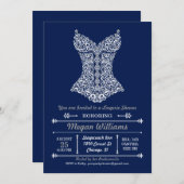 ランジェリーパーティーの招待状 招待状 (正面/裏面)