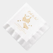 ランジェリーパーティーブライダルシャワーバチェロレッテ 箔ナプキン (右)