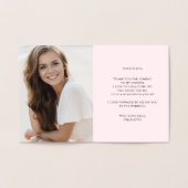 ランジェリーパーティーブライダルシャワー写真ありがとう 箔カード (内部)