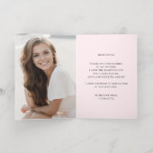 ランジェリーパーティーブライダルシャワー写真ありがとう 箔グリーティングカード (内側レイダウン)