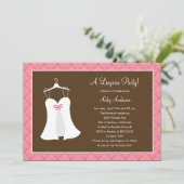 ランジェリーパーティー ブライダルシャワーの招待状 招待状 (スタンド正面)