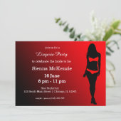 ランジェリーパーティー 招待状 (スタンド正面)