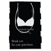 ランジェリーブティックをご利用いただきありがとうございます ミディアムペーパーバッグ (正面)