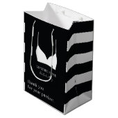 ランジェリーブティック、ご購入ありがとうございます ミディアムペーパーバッグ (正面アングル)