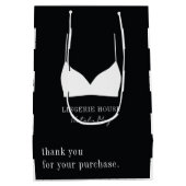 ランジェリーブティック、ご購入ありがとうございます ミディアムペーパーバッグ (裏面)