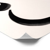 ランジェリーブライダルシャワーの縁ど波型歓迎サイン ポスター (角)