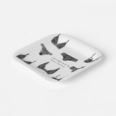 ランジェリーブライダルシャワーバチェロレッテパンティパターン ペーパープレート (傾斜あり)