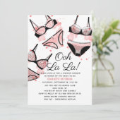 ランジェリーブライダルシャワーパンティバチェロレッテ 招待状 (スタンド正面)