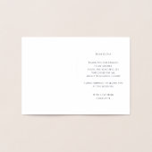 ランジェリーブライダルシャワーパンティパーティーサンキュー 箔カード (内部)