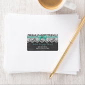 ランジェリーブライダルシャワー差出人住所ラベルチョーク ラベル (インサイチュ)