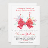 ランジェリーブライダルシャワー招待 招待状 (正面/裏面)