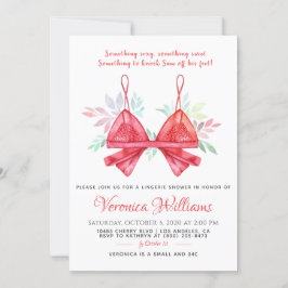 ランジェリーブライダルシャワー招待 招待状