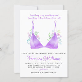 ランジェリーブライダルシャワー招待 招待状