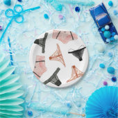 ランジェリーブライダルシャワー ペーパープレート (パーティー)