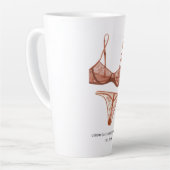 ランジェリーブルッシュ ブライダル カフェラテマグ (左アングル)